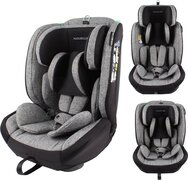 X Adventure Autostoel Premium Groep 1/2/3 9-36 kg (76 tot 150 cm) - Vanaf 12 maanden tot 12 jaar - Gordel - i-Size - Meegroei Autostoel - Grijs