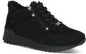 Caprice Dames Sneaker 9-26201-43 Zwart Suède G-breedte Maat 40 EU