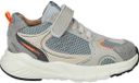 Shoesme Lage sneakers BL26S001-F Grijs Leer Rubber Klittenband Maat 30