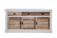 Jahnke Sideboard, Engineered Wood, Canyon Oak/White Structure, One Size