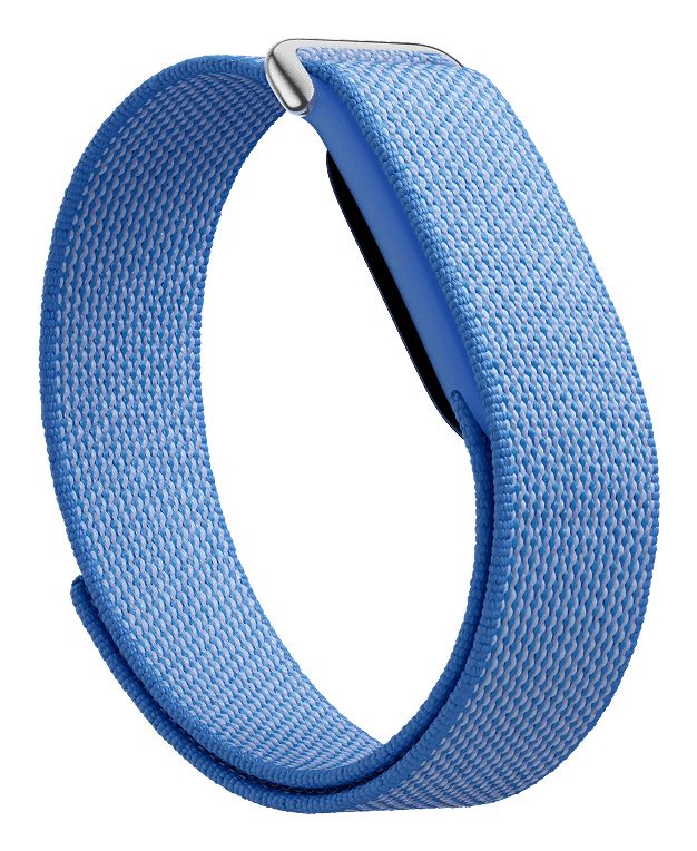 Google Fitbit Air Lavender - Activity Tracker - Met Blauw/Paars Actiesportbandje met klittenband