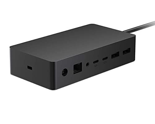Microsoft Surface Dock 2, dockingstation voor laptop/desktop-pc/smartphone/display/toetsenbord/muis 199W, 6x USB-poorten, netwerk (RJ-45), bekabeld