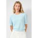 Icecat QS top bleu clair tricot fin