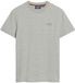Superdry Essential T-shirt van biologisch katoen met logo - Heren - Grijs - S