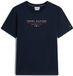 Tommy Hilfiger Heren T-shirt Katoen Korte Mouw XXL Marine/Rood/Wit