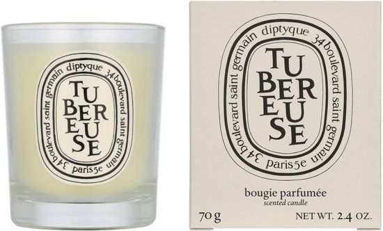 diptyque Tubereuse mini geurkaars - geel
