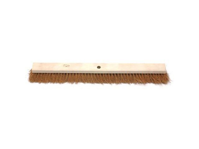 Staples Choice Broom, Coconut Fibers, 60 cm, Brown