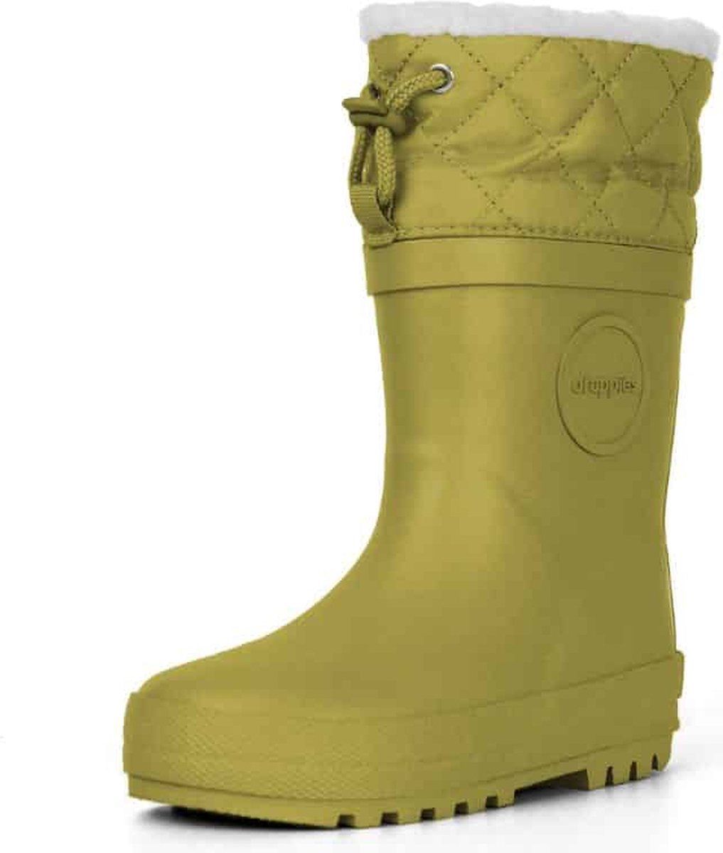 Druppies Regenlaarzen Gevoerd - Winter Boot - Beige - Maat 25 - 8719747388709
