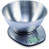 EXZACT Keukenweegschaal - elektronische keukenweegschaal - 5 kg - met mengkom