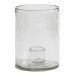 Bougeoir Luna Ø14 cm Transparent
