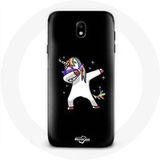 Maniacase Hoesje voor Samsung Galaxy J7 2017 Dab eenhoorn