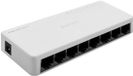 Qoltec - Netwerkswitch - 8 x RJ45 - Fast Ethernet - 100 Mbps