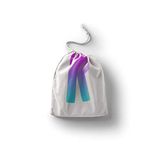 Bonamaison Sacs en coton imprimés à cordon, sac à provisions, réutilisable, écologique, pliable, taille : 30x40 cm, multicolore