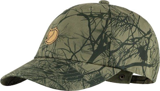 Fjallraven Lappland Camo Cap - Green - S/M