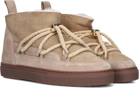 Inuikii Classic Low Vachtlaarzen Dames Beige Maat 39