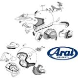 Arai Delta Duct-5 Ventilation avant centrale casque RX-7 GP/X-Tend/X-Tend Ram