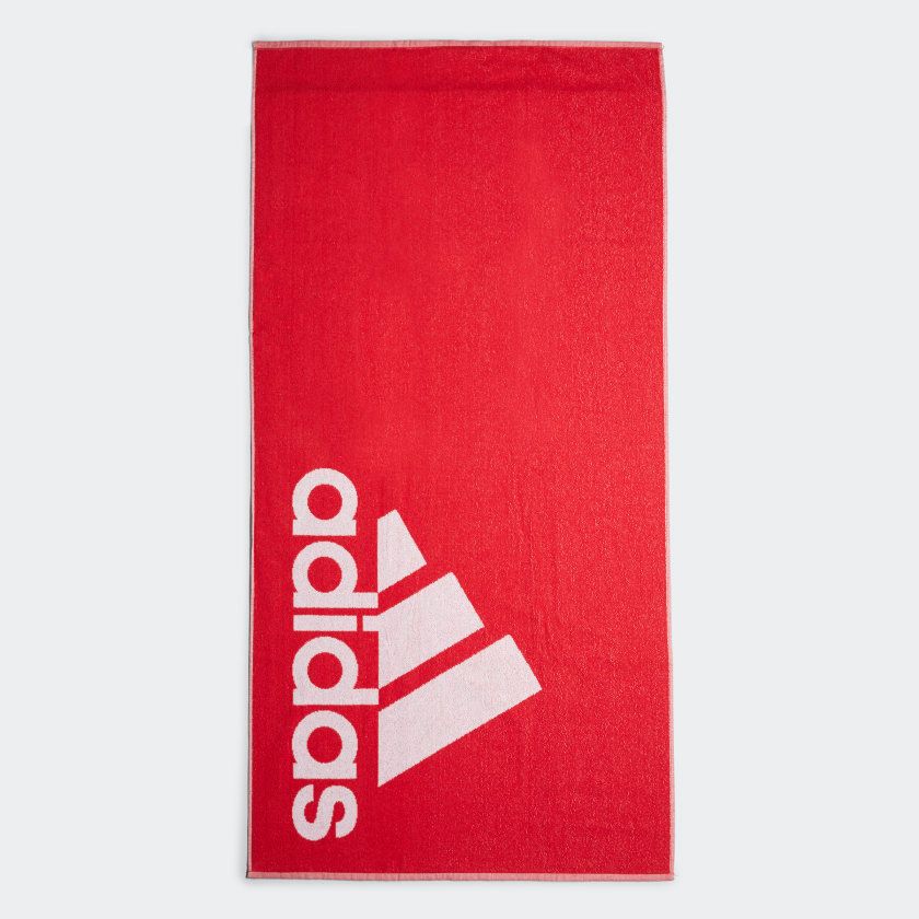 Adidas Towel Large Red Cotton FJ4771