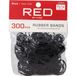 Red By Kiss Elastiques en caoutchouc Noir Taille assortie 300uts