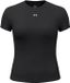 Under Armour Motion Fitted T-shirt Korte Mouwen L Vrouw Zwart / Wit Polyester
