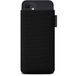Adore June Mobiele telefoon zak Classic gerecycled zwart compatibel met iPhone 13 Mini/iPhone 12 Mini, moderne duurzame R-PES stoffen, Made in Europe