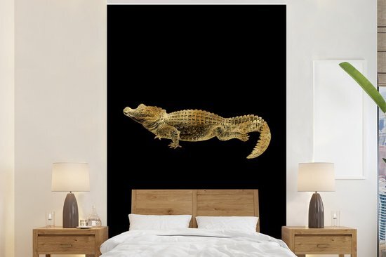 Nr1Wallpaper Behang - Fotobehang Dieren - Vintage - Goud - Afrikaans - Breedte 180 cm x hoogte 280 cm