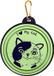 Be-Happy Gifts Opvouwbare siliconen voerbak voor katten, groen. "Ik hou van mijn kat."