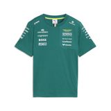 PUMA Functioneel shirt smaragd / kiwi / wit