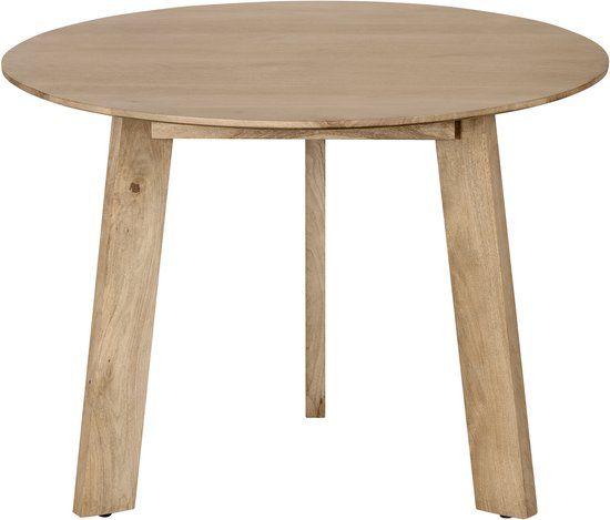 Lewis & Loft Eettafel Lien - FSC®-gecertificeerd mangohout - Rond - ø105 cm - Naturel