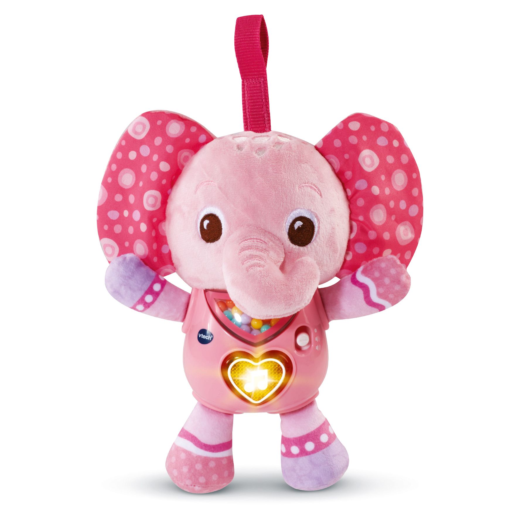 VTech Baby 80-566755 LUMI CHANT'ELEPHANTEAU Rammelaar Roze