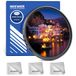 NEEWER 67 mm verstelbare sterfilter 4/8 punten, meervoudig gecoat draaibaar kruisscherm Starburst cameralensfilter, slank metalen frame en 3x reinigingsdoek voor nachtfotografie, sieraden architectuur