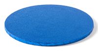 Decora 0931927 Taartstandaard Blauw Rond Aluminium 35 cm