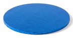 Decora 0931927 Taartstandaard Blauw Rond Aluminium 35 cm