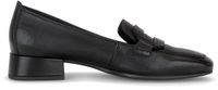 Gabor - Dames - Loafers - Zwart - Leer - Maat 37