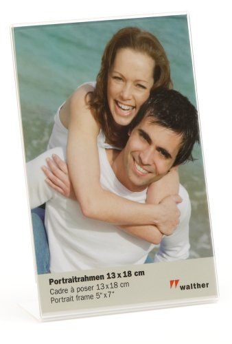Walther Design Walther Acryl Portrait Fotolijst 13x18 cm - Transparant