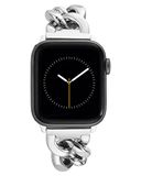 Anne Klein Modieuze armband voor Apple Watch, veilig, verstelbaar, Apple Watch reserveband, past de meeste polsen, zilver, 38/40/41 mm