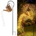 Giewaterkan Lampe solaire de jardin - Rétro patiné - Blanc chaud - Pour jardin, terrasse et balcon
