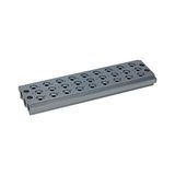 RIEGLER 106639-520.09-14 Meervoudige bodemplaat voor wegklep, 9 ventielposities, G 1/4, 1 stuk