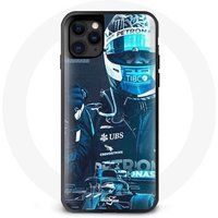 Maniacase Hoesje voor iPhone 11 Formule 1 Blauw Valtteri Bottas