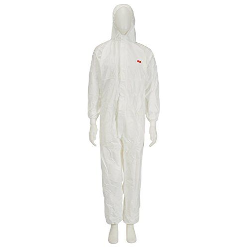 3M 50198XL wegwerp-overall, wit met blauw rugpaneel