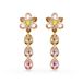 Swarovski Idyllia Oorbellen 5732381 Multicolour Kristal Metaal Vrouwen