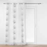 douceur d'intérieur Gordijn met ogen (140 x 240 cm) Palmaris grijs, gezandstraald gordijn