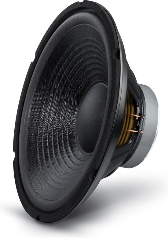 BLANCO Losse woofer PA Bass Speaker 12 inch/30cm 300 Watt 8 Ohm met foamrand en geventileerde magneet