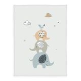 HERDING Elephants plaid 75 x 100 cm Polyester Meerkleurig