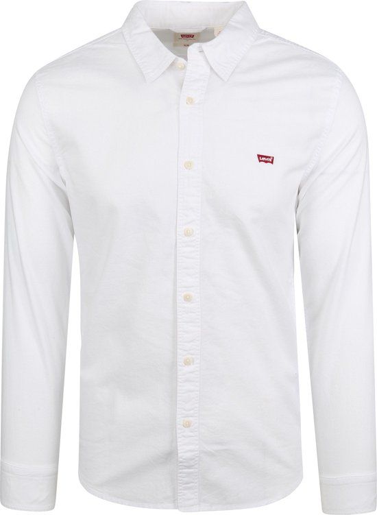 Levi's Battery Overhemd Wit - Heren - Maat S - Slim-fit
