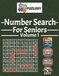 PUZLOGY Number Search for Seniors Volume 1: Extra Large Print Number Search with Jumbo 50pt Font