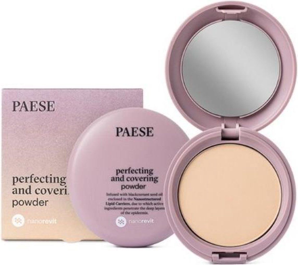 Paese Nanorevit 04 Warm Beige Perfecting and Covering Powder - 70 Grams