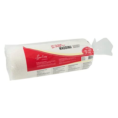 Sew Easy Batting, katoenmix, 45 x 62,4 cm 45 x 60 inch