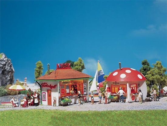 FALLER - Kiosk en paddestoelkiosk (120135)