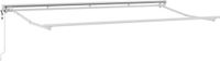 vidaXL Electric Awning Frame 4 x 2 m White Powder-coated Aluminium