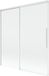 Mexen Rox paroi de douche 2 pièces coulissant 150 x 150 cm, transparent, blanc